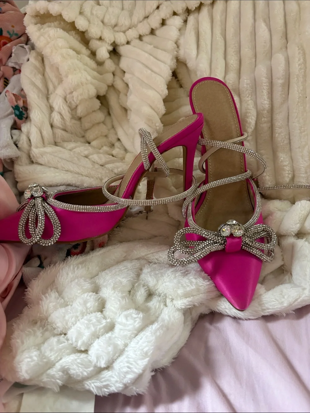 Pink heels